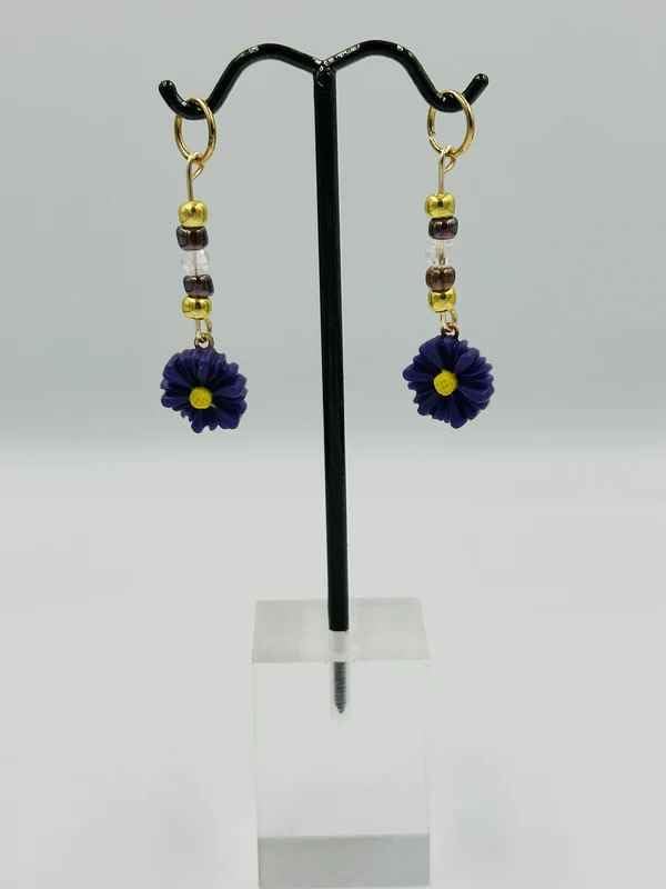 Hearing Aid Charms - Sunflower Hearing Aid Charms Set of 2 - Hearing Aid Accessories