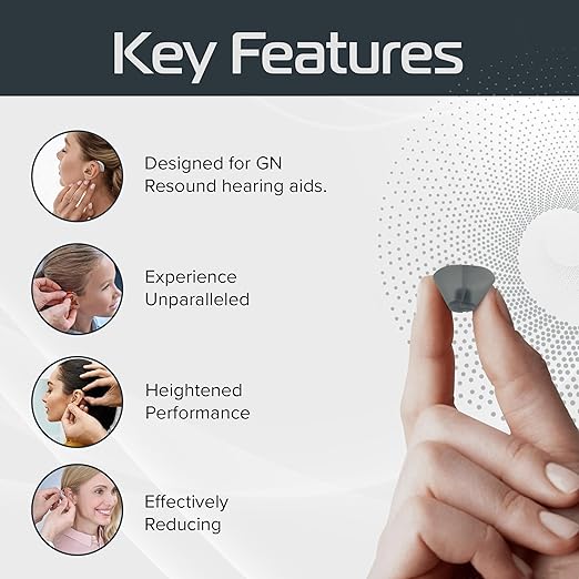 GN Resound Hearing Aid Semi Open Tulip Dome - Pack of 10