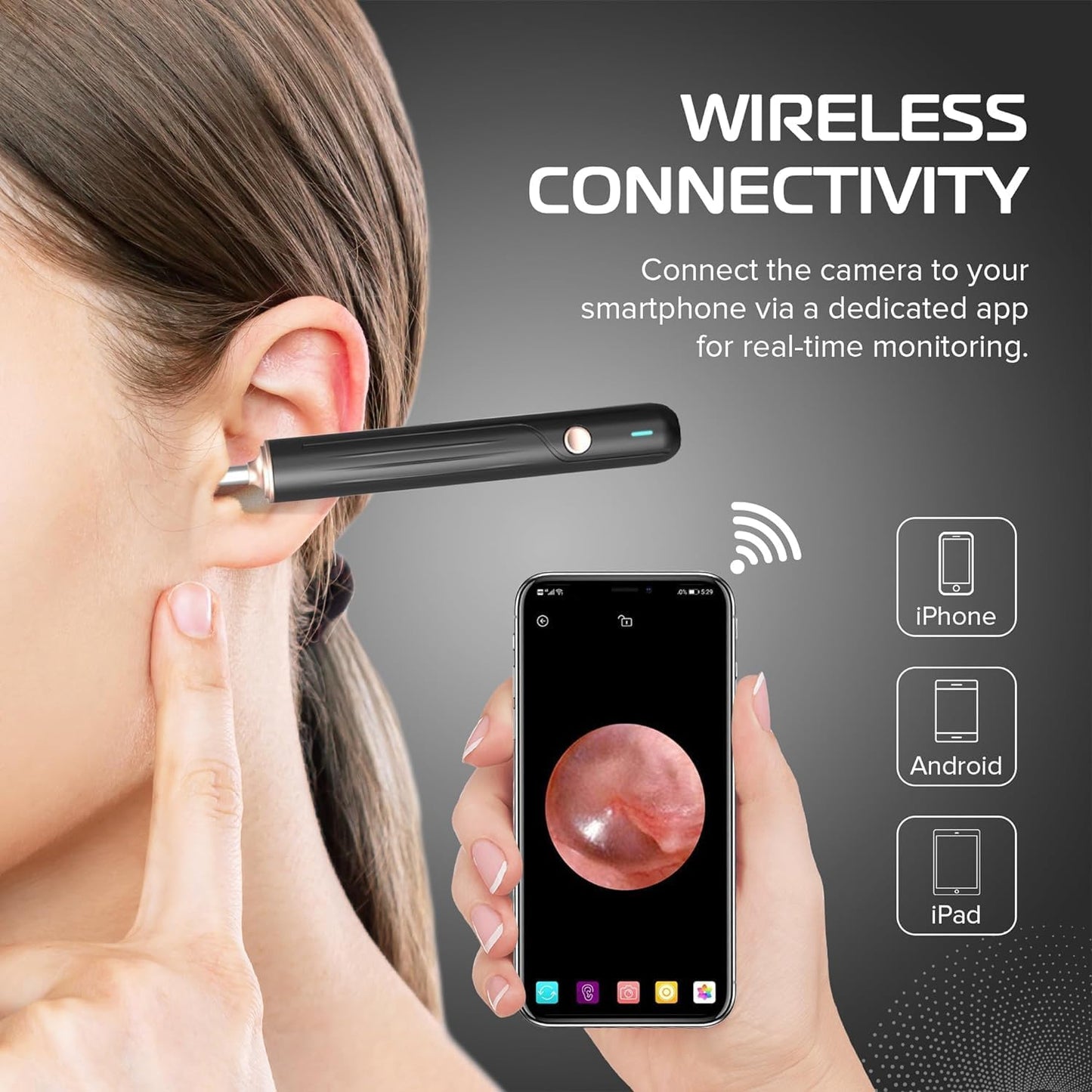 Ear Wax Removal with Camera, Earwax Remover Tool