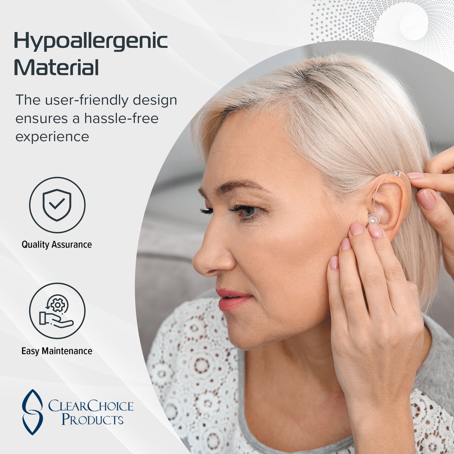 Widex Vented Sleeve Hearing Aid Domes Pack of 6 for Lasting Comfort, Small