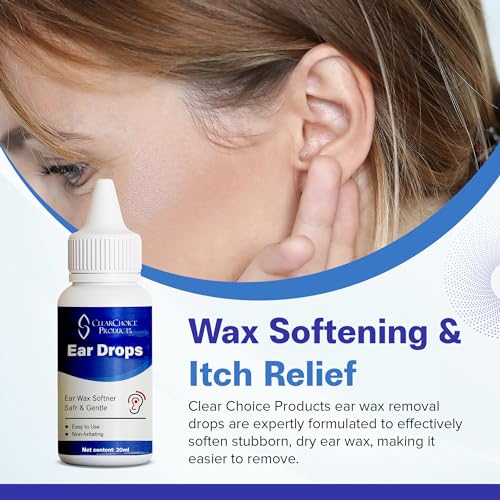 Organic Ear Wax Removal Drops for Clogged Ears