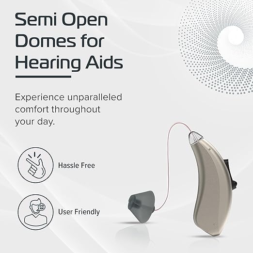 GN Resound Hearing Aid Semi Open Tulip Dome - Pack of 10