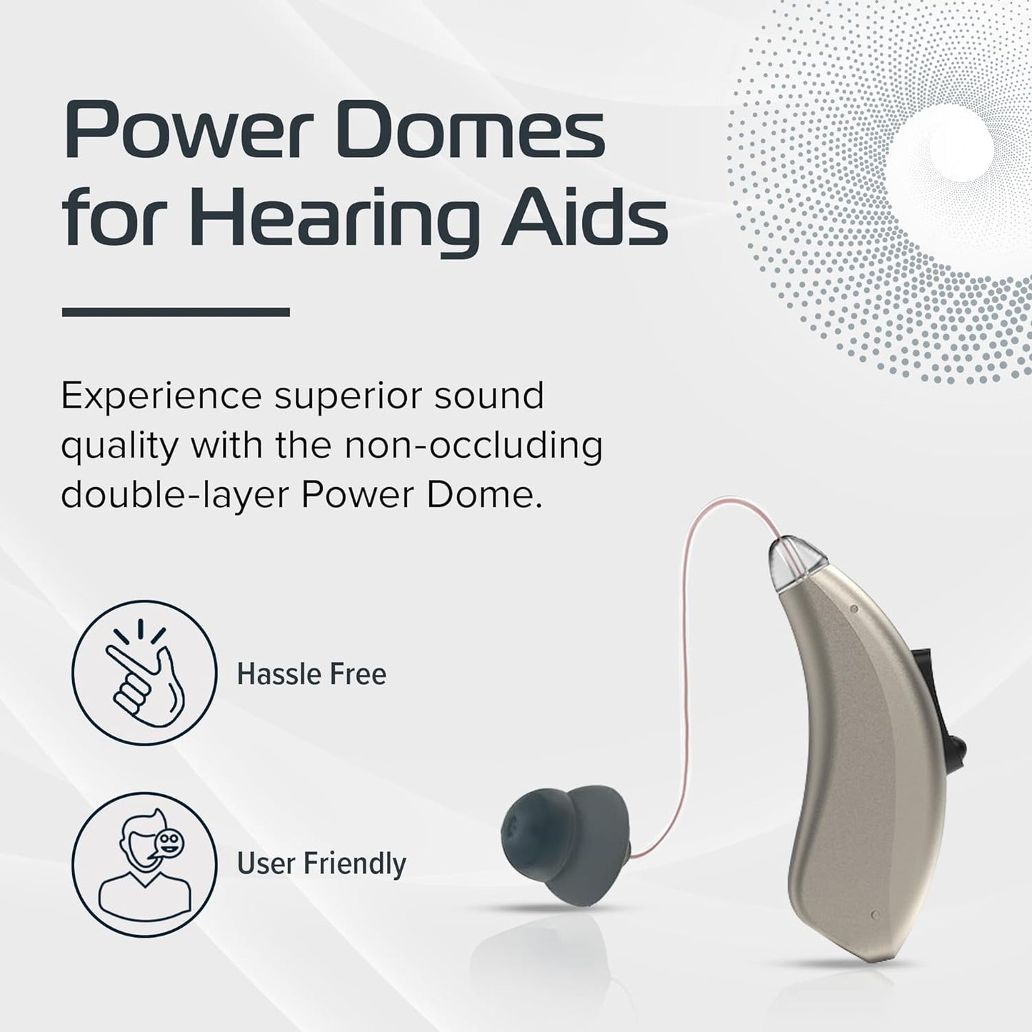 GN Resound Hearing Aid Power Dome - Pack of 10