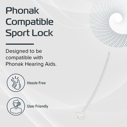 Phonak  Sport Lock Pack of 10 Retention Tail for Hearing Aids