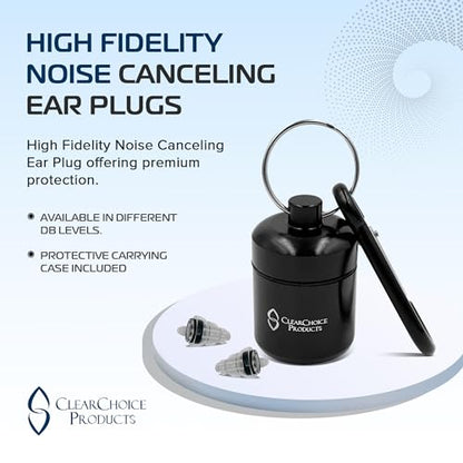 High Fidelity Noise Canceling Ear Plugs